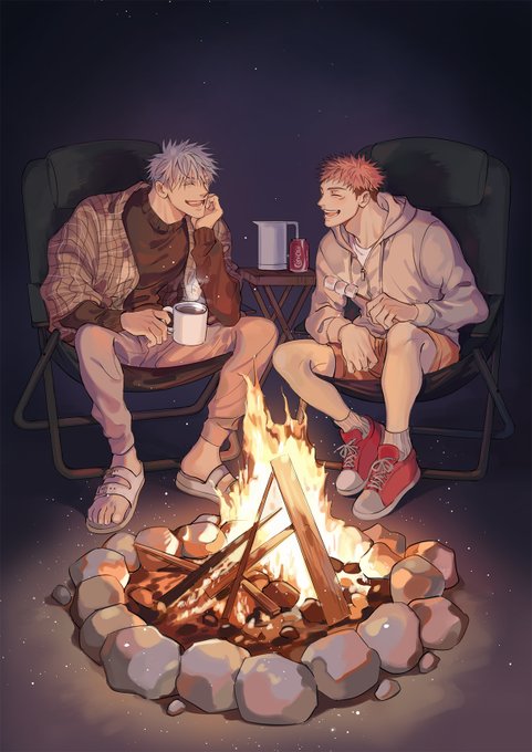 「2boys campfire」 illustration images(Latest)