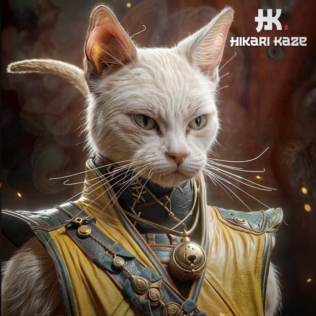 FlyDesignJC's tweet image. ¡Descubre Hikari Kaze, la marca que lleva el diseño de atuendos para gatos samurái a otro nivel! 🌟

🌸 Hikari Kaze – Donde la tradición y la modernidad se encuentran para vestir a tu gato con espíritu guerrero. 🌸

#japan #cat #photoshop #ia