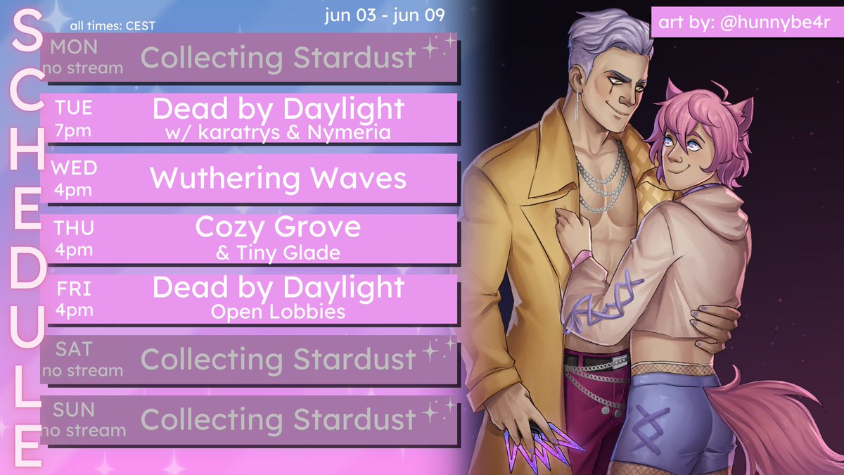EliNovaVT's tweet photo. ✨SCHEDULE: JUN 03 - JUN 09✨

[tags: general: #elinova
art: #elinovart
nsfw/sussy: #susnova
clips: #novaclips ]

🎨: @/hunnybe4r  
Ref sheet &amp; Model Reveal⬇️ https://t.co/K6QCUrkU9Q