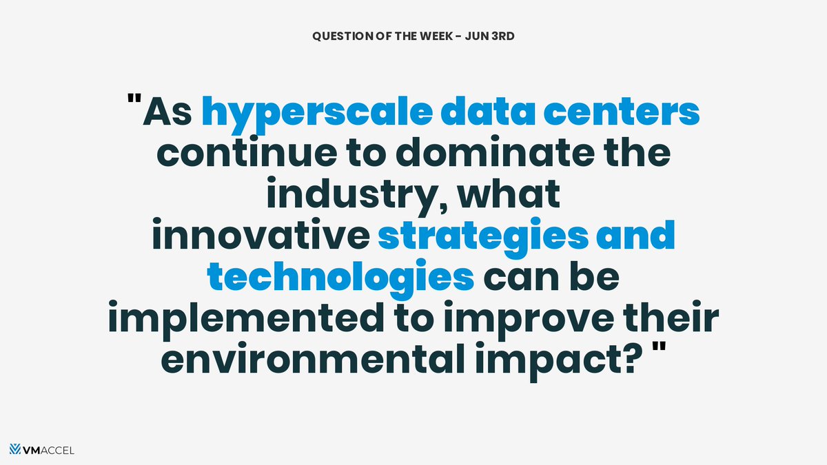 Last week, we discussed the obstacles that hinder progress. However, we must also remember the environmental consequences. As data centers expand, it becomes increasingly important to take into account our impact on the environment. 

Please share your thoughts below.👇
