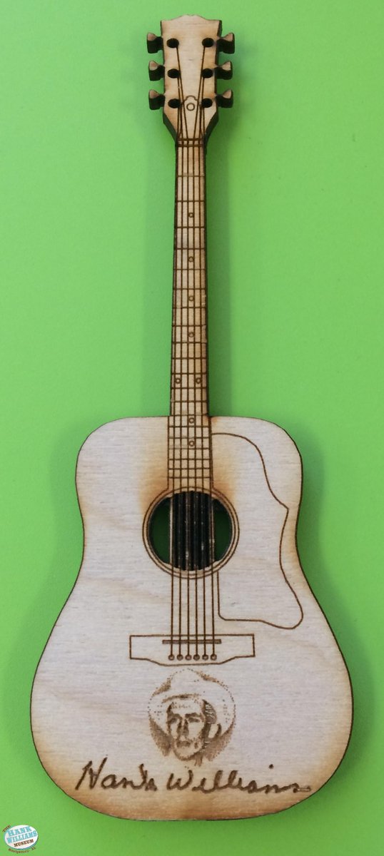 HanksMuseum's tweet photo. Monday Magnet Mania is featuring our wooden guitar magnet! The wood has been beautifully etched with details including a picture of Hank and his signature. Click the link below to get yours! 

https://t.co/aJs1o1gLWJ https://t.co/bl8vq8EeL7