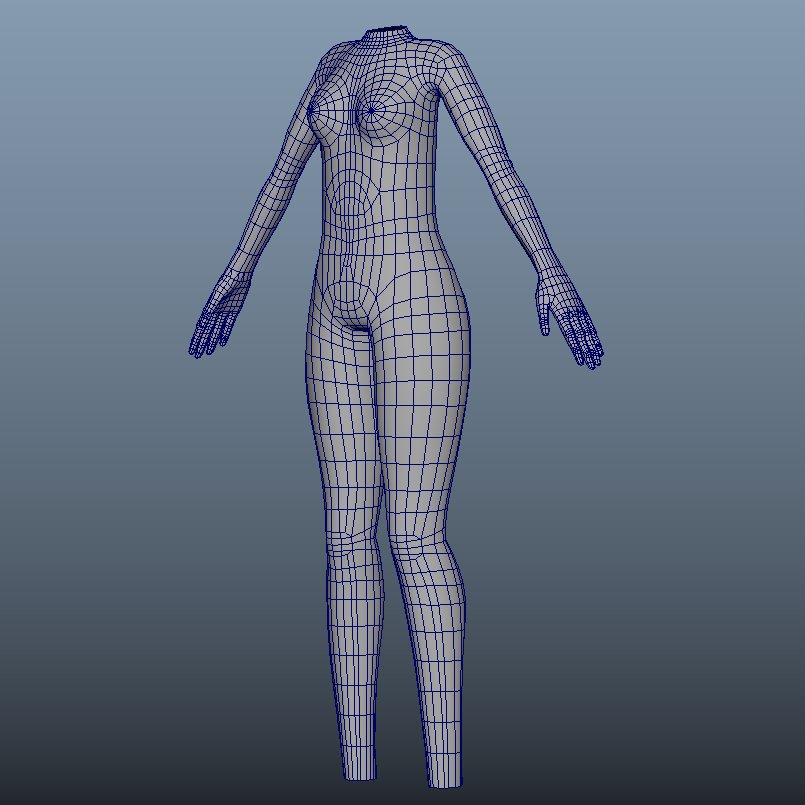 3dcg_maya's tweet photo. 素体 https://t.co/al7T0INCxS