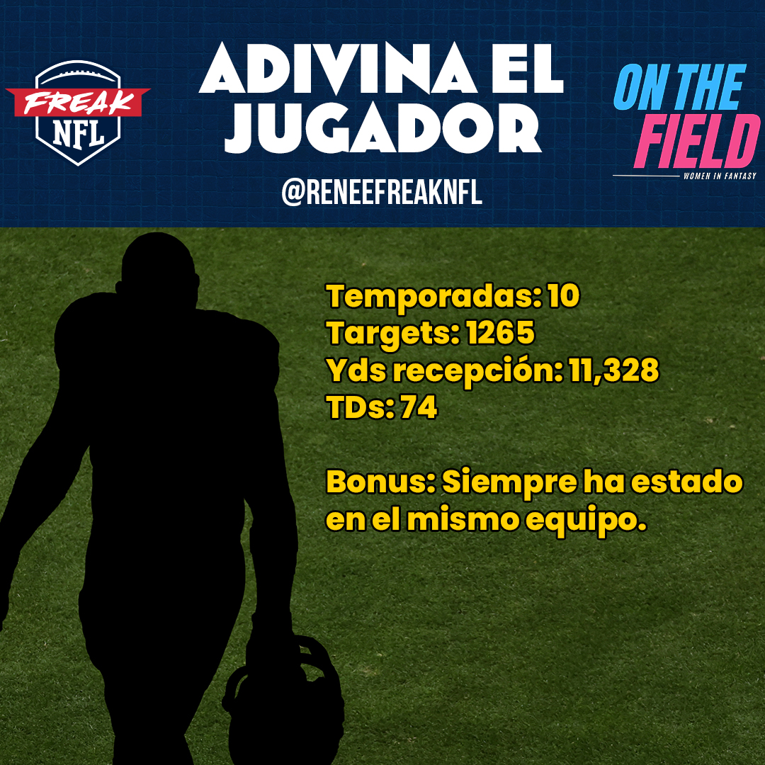 Con estos datos... ¿Podrías adivinar que jugador es? 
#NFL
