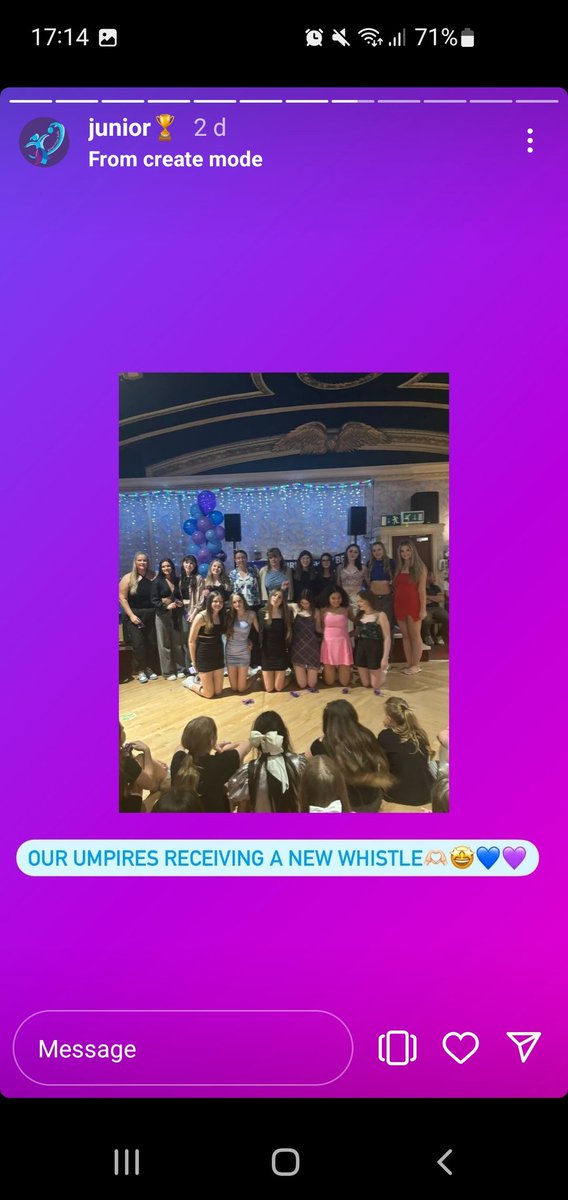 suzymack's tweet photo. Personally these were my favourite awards at this years @BirkyBellsNC annual presentation.  Recognising all 25 new umpires 🤩 Some passed their B &amp; C awards, others have passed INTO or are awaiting assessment. What a fabulous year  for umpiring we have had 💙💜 @ENOfficiating https://t.co/uiLR92uvA4