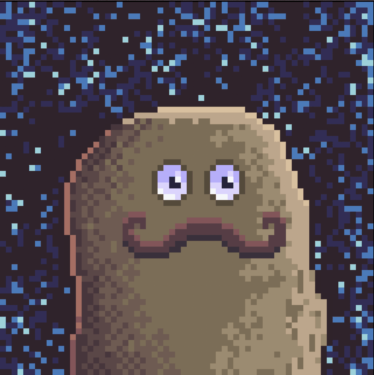 I was also working on my new project over the weekend. Here's another preview of a potential character. This is a noble <a href="/xchpotato/">🥔POTATO🌱</a> among the stars.