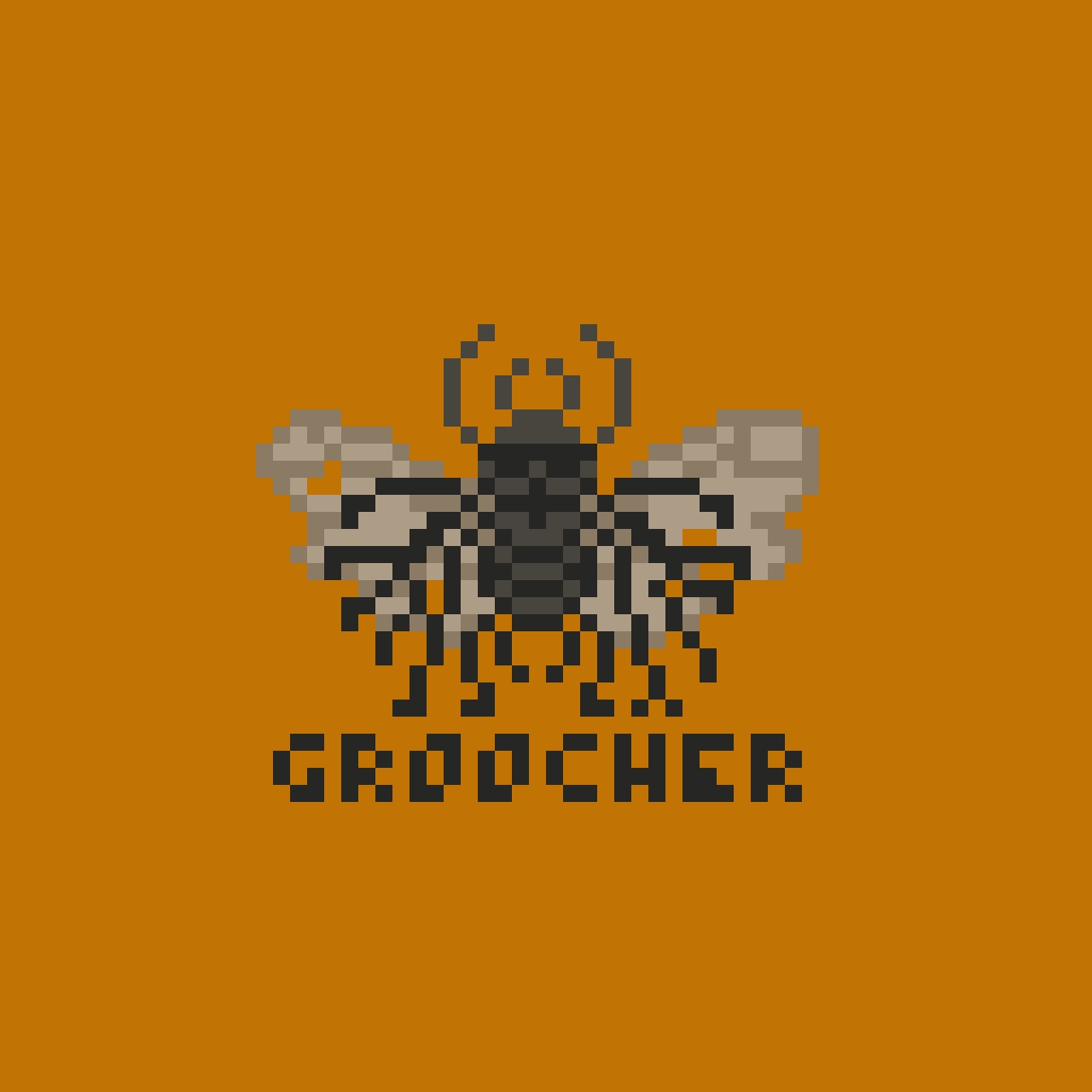 mowmowdesign's tweet photo. today's rental #ZERP -chan‼️
🕸️🪰🐝GROOCHER🐝🪰🕸️
#ZERPMON
#pixelart https://t.co/wXNfOWMyca