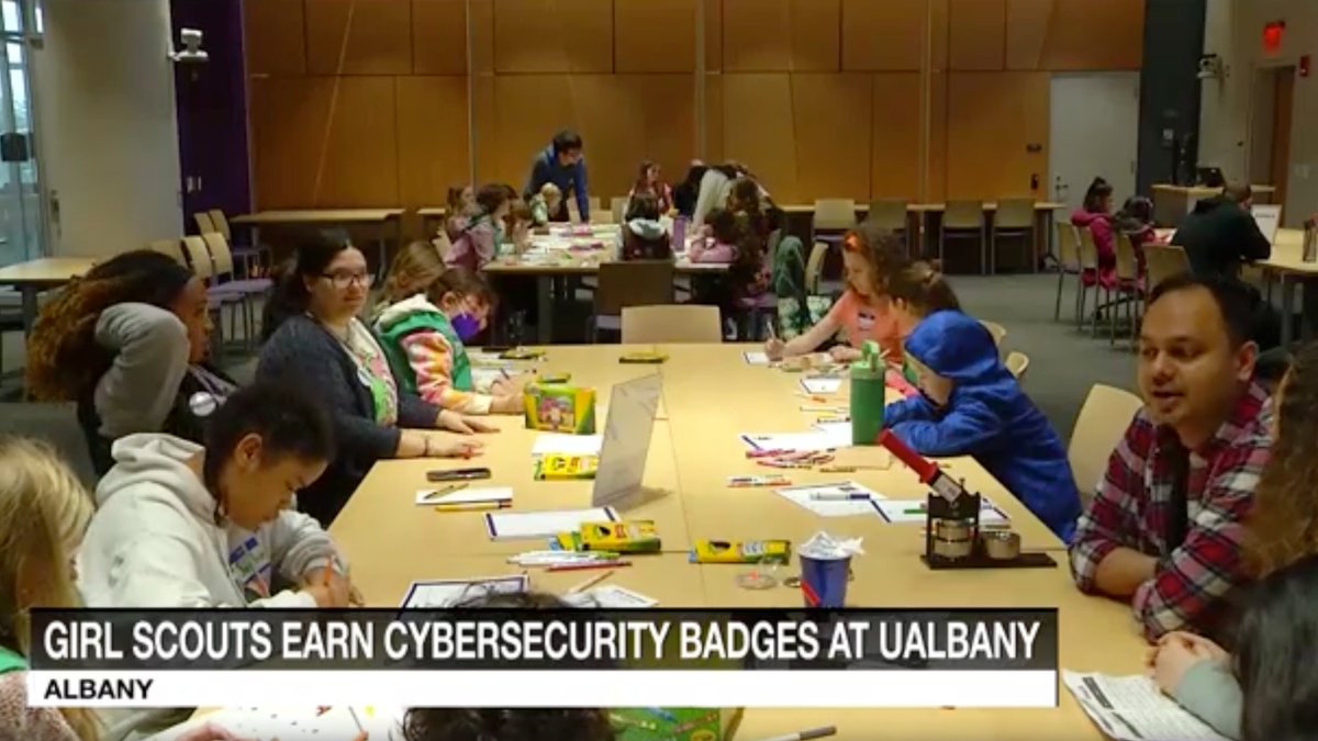 Today's Thought: <a href="/GirlScouts/">Girl Scouts</a> earn cybersecurity badges at <a href="/ualbany/">University at Albany</a>. More on the collaboration with <a href="/UAlbanyCEHC/">CEHC</a> &amp; how it's preparing girls for future #cybercareers. <a href="/Shirastweet/">Shira Rubinoff</a> <a href="/MayaKaczorowski/">Maya Kaczorowski</a> <a href="/HollyBell8/">Dr. Holly A. Bell ☕️</a> <a href="/5w0rdFish/">Chrissy Morgan</a> <a href="/kjhiggins/">Kelly Jackson Higgins</a> - What do you think?

wnyt.com/capital-region…
