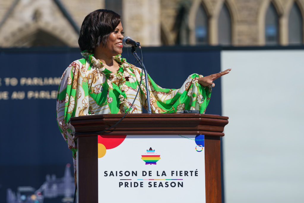 MarciIen's tweet photo. Kicking-off Pride Season on Parliament Hill. 

When you see this flag, know that you are heard, seen, and valued. This month, we celebrate the history and unity of the 2SLGBTQI+ community.
Happy Pride Season! 🌈
#OttawaPride #hearseevalue #pridemonth2024 https://t.co/nWLCHtzjPy