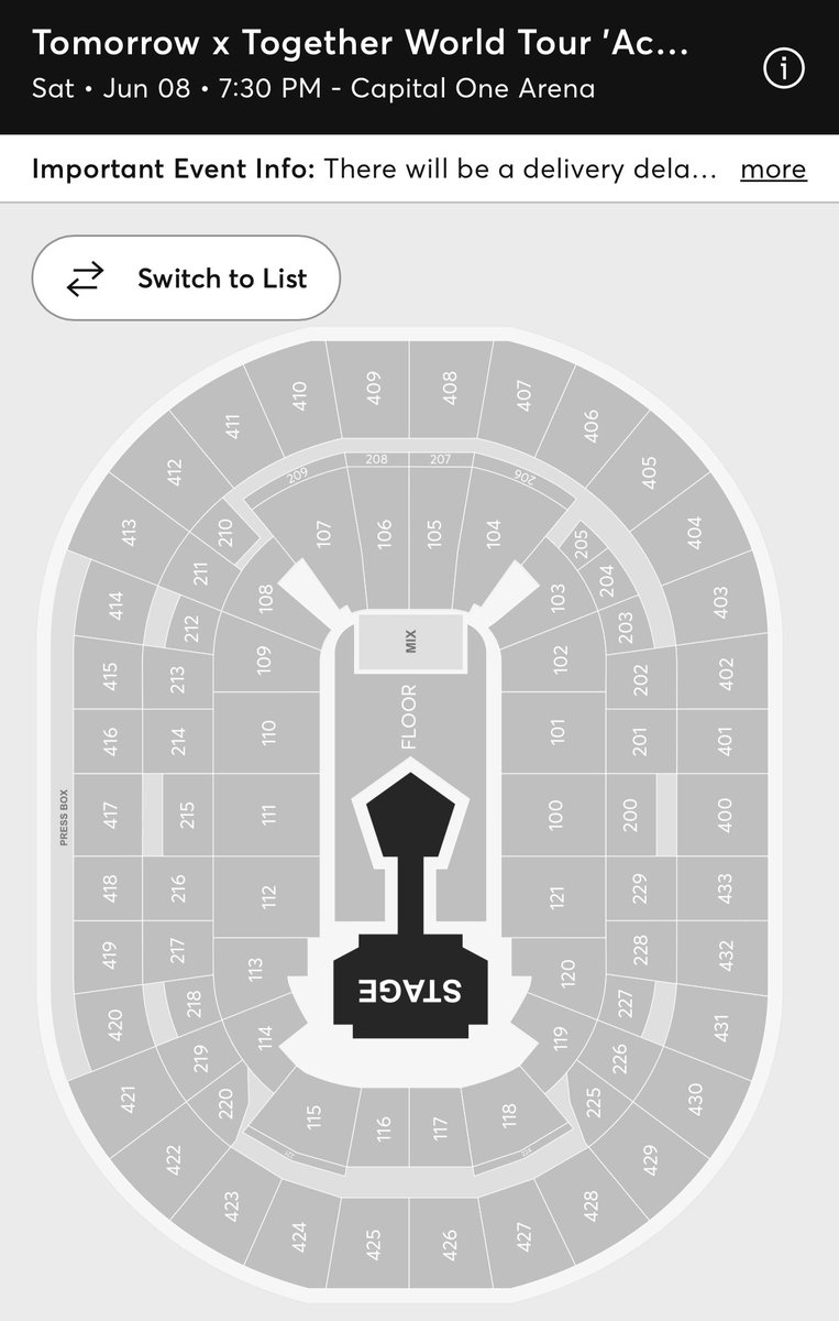 TXTChartData's tweet photo. .@TXT_members sold out the days of #ACT_PROMISE       in Washington, DC of their 3rd World tour at Capital One Arena. https://t.co/UAdpG5PitC
