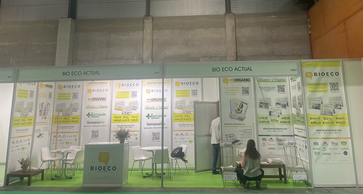 ¡Ya estamos en Organic Food & Eco Living Iberia! Te esperamos en el stand 4H01. También puedes 👀 en la entrada, en el escenario Organic Talks by Bio Eco Actual, en la zona de prensa y en los Eco & Organic Retail Awards.