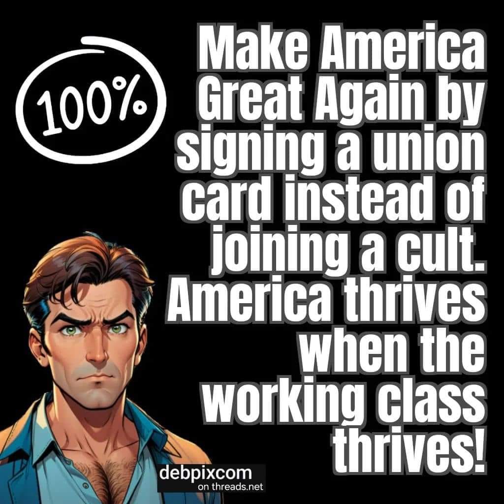 #UnionYes Identity cults no!  #WorkerSolidarity #Demexit #15AndAUnion #StopUnionBusting #WorkersUnite