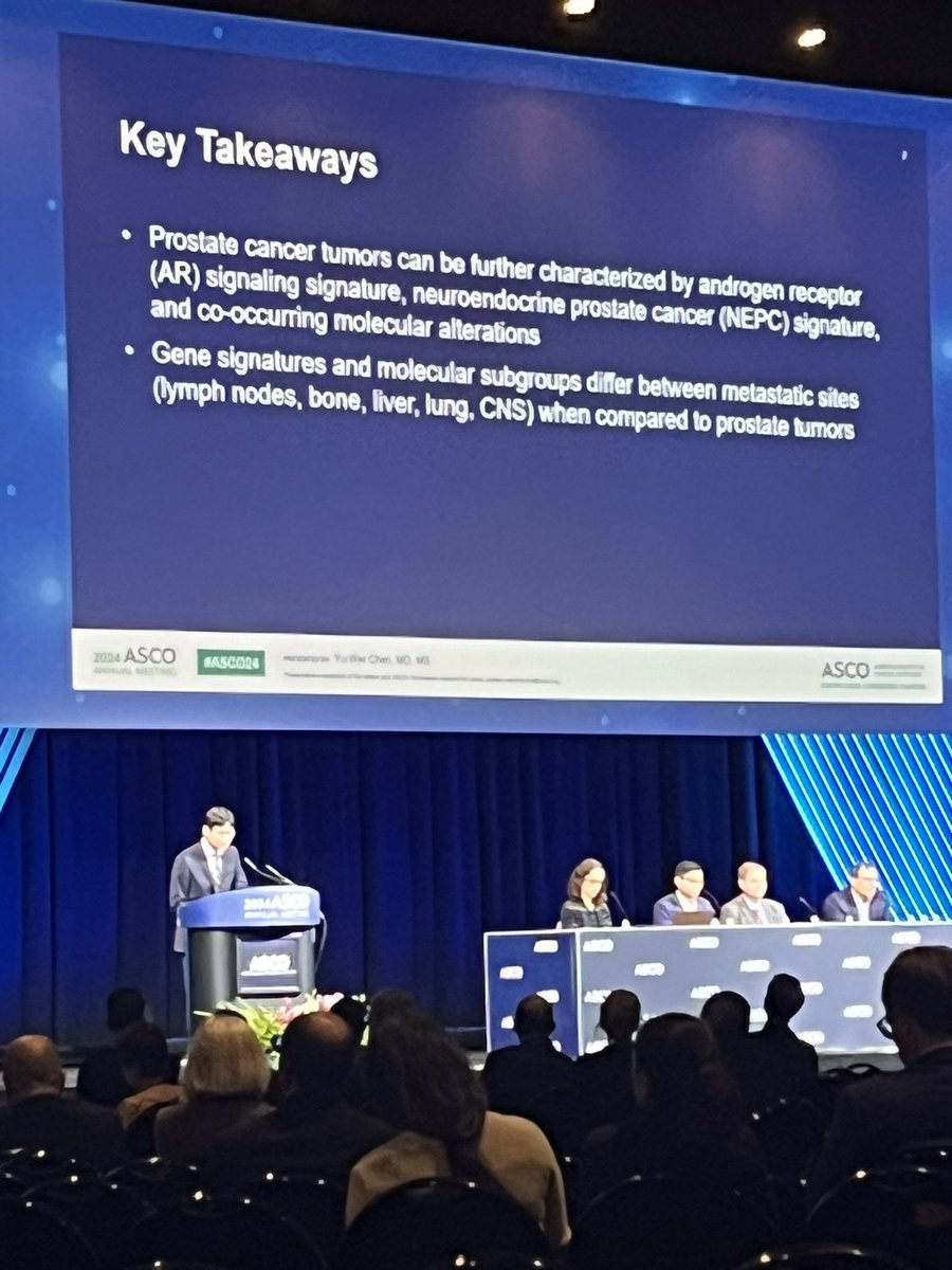 Catherine Fahey (@catherine_fahey) on Twitter photo Exciting to see <a href="/YuWeiChenMD/">Yu-Wei Chen, MD, MS</a> on the podium discussing his work on transcriptomic signature in prostate cancer! #ASCO24 Exciting to see <a href="/YuWeiChenMD/">Yu-Wei Chen, MD, MS</a> on the podium discussing his work on transcriptomic signature in prostate cancer! #ASCO24