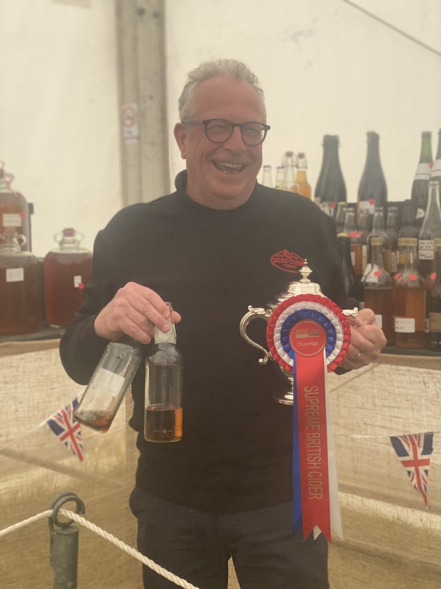 WE ARE DELIGHTED TO ANNOUNCE THAT OUR CIDER WAS CROWNED SUPREME CHAMPION AT THE RECENT BRITISH CIDER COMPETITION AT THE ROYAL BATH AND WEST SHOW. OUR THANKS GO OUT TO ALL THE TEAM HERE THAT HELPED US WITH THIS AMAZING ACHIEVEMENT. #royalbathandwestshow #cider 
 #yarlingtonmill
