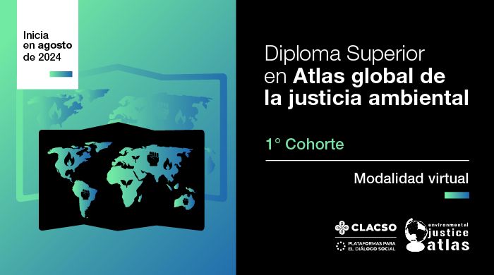 ecoAbyaYala's tweet photo. Compartimos diplomatura superior en atlas global de la justicia ambiental, bajo la coordinacion de Joan Martínez Alier, Lucrecia Wagner y Grettel Navas

Toda la información en: https://t.co/DCYRLSKGzv https://t.co/rR5eLuPfEV