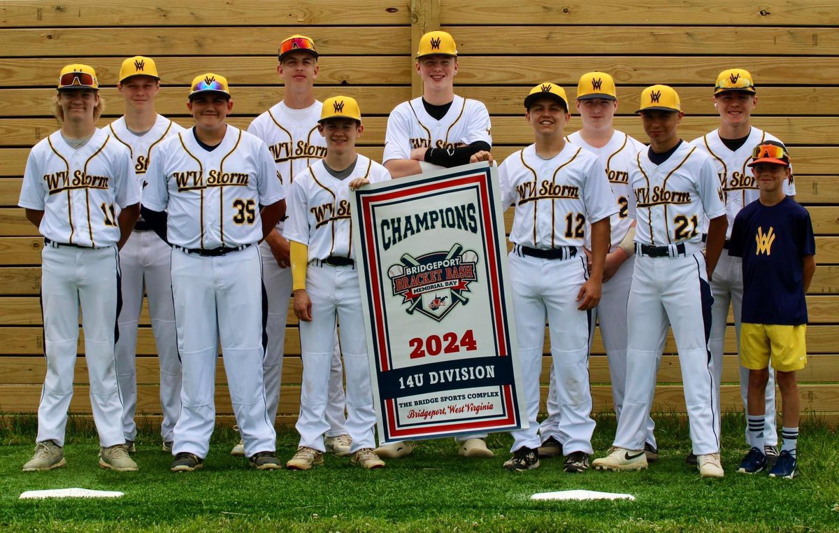 WV_Storm's tweet photo. 🏆2024 14U Bridgeport Bracket Bash Champions🏆
Bridgeport, WV https://t.co/JWz2l08RZ6