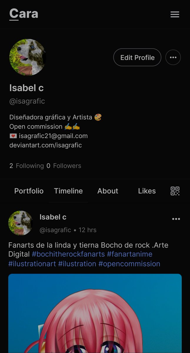 Isa_grafic's tweet photo. Hola gente linda . ya estoy en la nueva app de artistas Cara síganme y los sigo:
https://t.co/qKnVRMNn2N https://t.co/y8sI2GD2qM