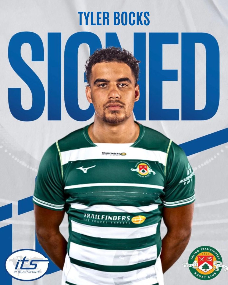 InTouchSports's tweet photo. Congrats to Tyler Bocks on his official signing with @ealingtfrugby
We wish you all the best going forward on your journey with your new team.
Good luck!
#EalingTrailfinders #rugby #intouchsports #ITSannouncement #ITSSigning #itsrugbydeals https://t.co/o6H9XjyVJz