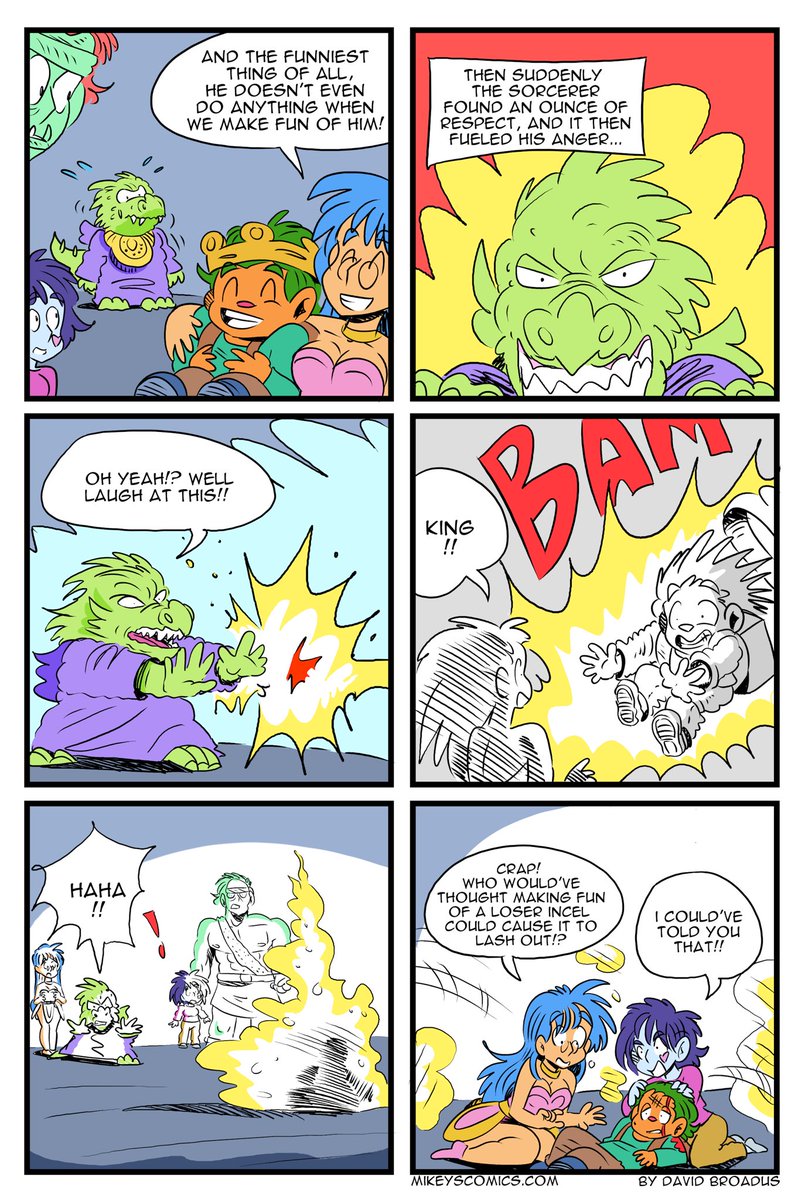 mikeydayoff's tweet photo. New Comic! “Villain Unleashed!” #comics #comistrip #comicart https://t.co/CmJMO4lL9G
