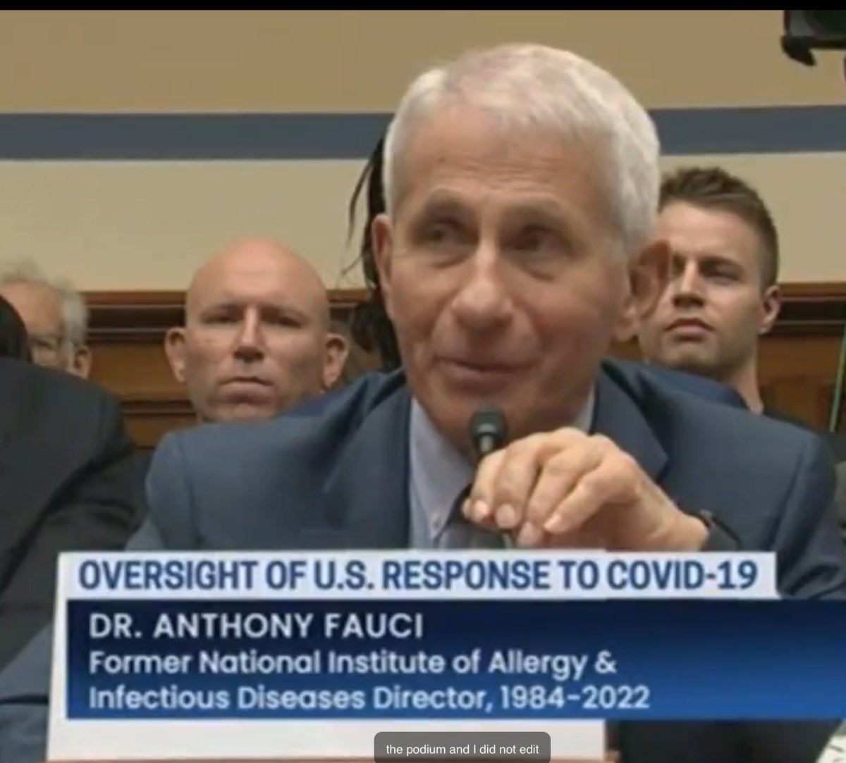 jimstewartson's tweet photo. 🚨 Flynn Org terrorist, Russian asset Ivan Raiklin — who threatens extrajudicial “live swatting raids” and executions — sitting behind Dr. Fauci in Congress is an intelligence and national security failure beyond my capacity to fathom.

@CapitolPolice @DHSgov @FBI WTF?? https://t.co/ds3yyU4gOd