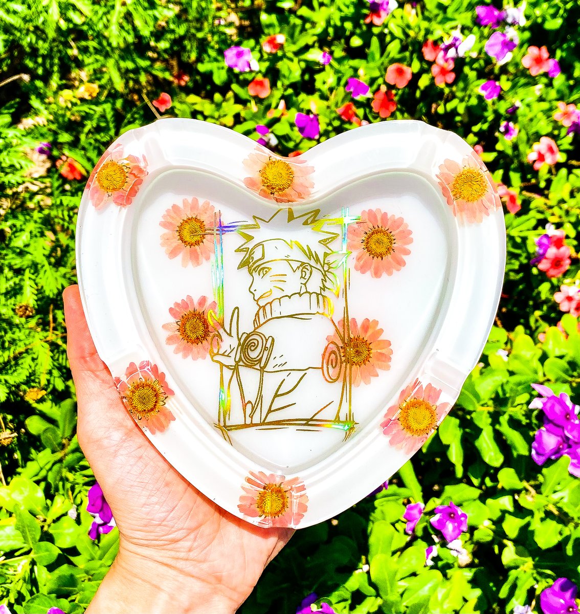 Milky Naruto Shippuden Heart Ashtray🌸🌸🌸