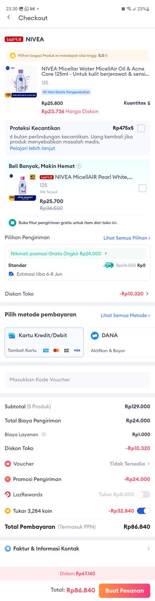 rizki_riyadi16's tweet photo. Yok kumpulkan lazkoin agar bisa ditukarkan dengan potongan untuk barang yg anda ingin beli di lazada
https://t.co/K0QlwVW7UI
Berikut contoh penggunaan lazkoin https://t.co/xRQPODoiH9
