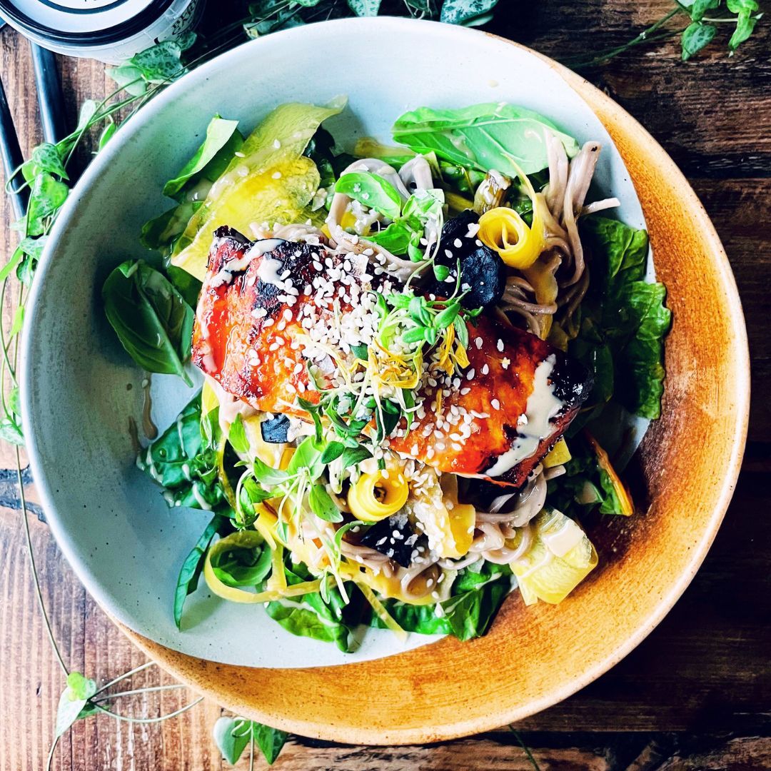 british_trout's tweet photo. Looking for a quick, delicious meal? Try this warm noodle salad topped with golden honey trout! Packed with Vitamin B12 and full of flavour, it's the perfect healthy choice for #nationalsaladweek π₯π―π
https://t.co/TdatbOdY2m
#nutrition #healthyeating #oilyfish #troutsalad https://t.co/ZeC4TmSAM7