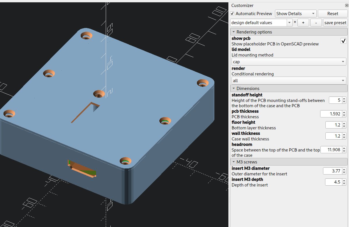 braam_martijn's tweet photo. Released version 1.6 of #turbocase with the integrated lid support, more parts, OpenSCAD customizer support and many more small features :)

https://t.co/B4TN8EXr23 https://t.co/dRG8fS9XGV
