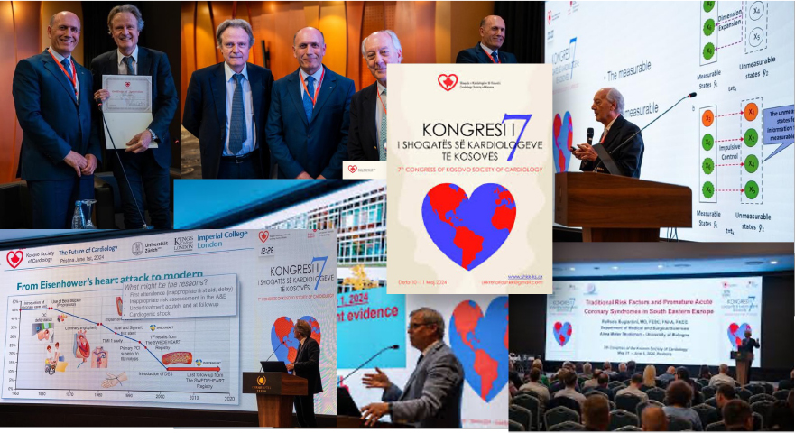 The 7th Kosovo Congress on Cardiology in Pristina last week: A great meeting with a young National Cardiac Society of the ESC on the move with fanastic lectures by the internatinal and national faculty - great education and warm friendship - many thnaks for having us!
