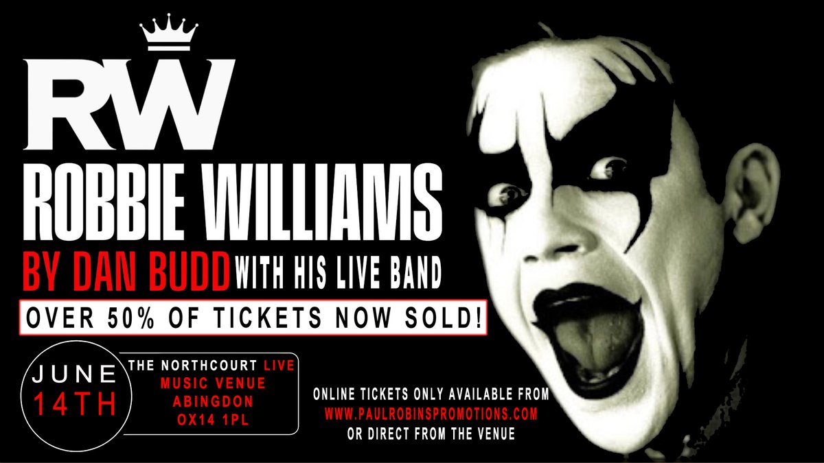 PaulRobinsPromo's tweet image. Dan Budd with his tribute to Robbie Williams, capturing his dynamic stage presence, charismatic personality, and catchy pop tunes down to a tee. Dan will perform all of Robbie biggest hits including ‘Rock DJ’, ‘Strong&apos; and the mega-hit ‘Angels&apos;.

TICKETS PAULROBINSPROMOTIONS.COM
