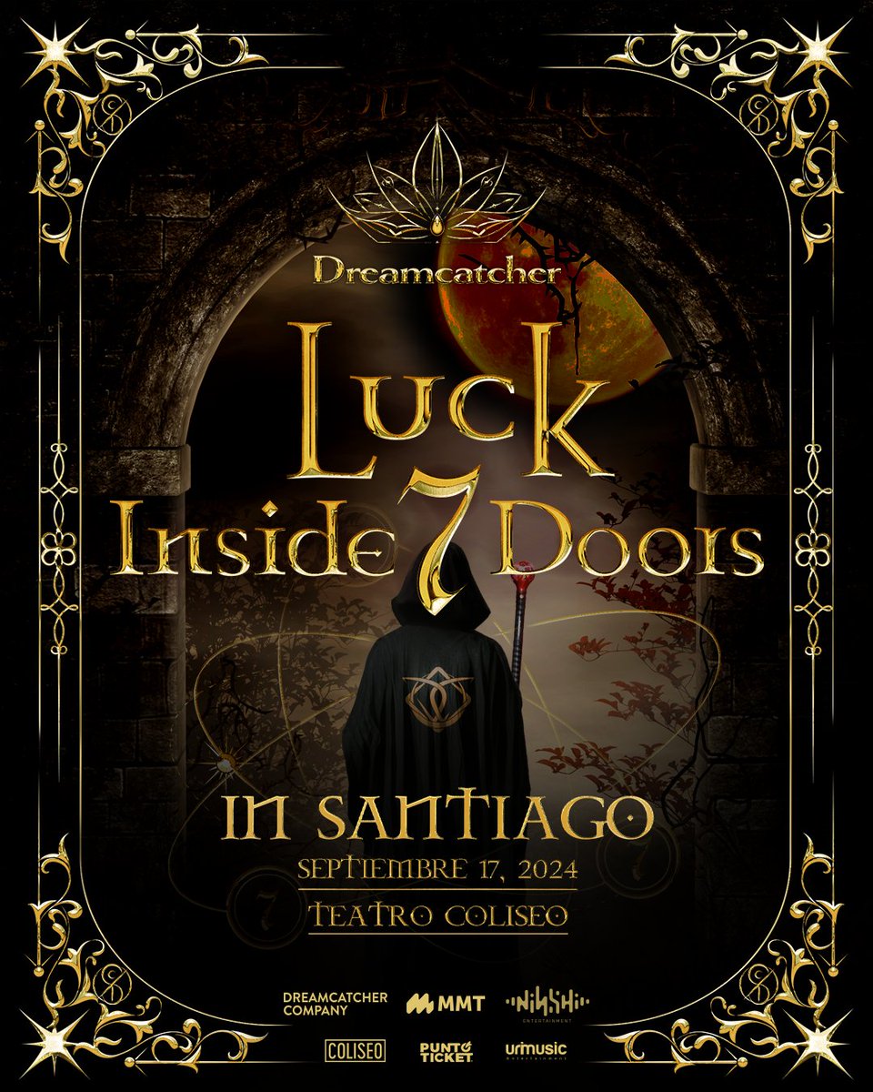 urimusic_ent's tweet photo. 🔮Dreamcatcher regresa a Chile con su gira [Luck Inside 7 Doors] in Santiago el 17 de septiembre a las 19:00hrs.

🎟Preventa: 6 de junio en KFARMA (pronto + INFO)
🎟Entradas a la venta: 7 de junio a las 11AM por @puntoticket

#Dreamcatcher #LuckInside7Doors
@hf_dreamcatcher https://t.co/Hyo907h6Hz