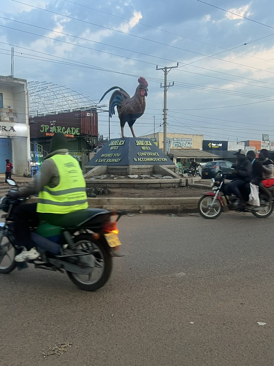 Who erected this Jogoo at the Bungoma CBD roundabout? The County, Jadelica or who? any public participation? Does this symbolize the return of KANU regime? What does it mean to the people of Bungoma? Ama nani ndiye Jogoo (etwaya) hapa Bgm? How can this be explained to a visitor?