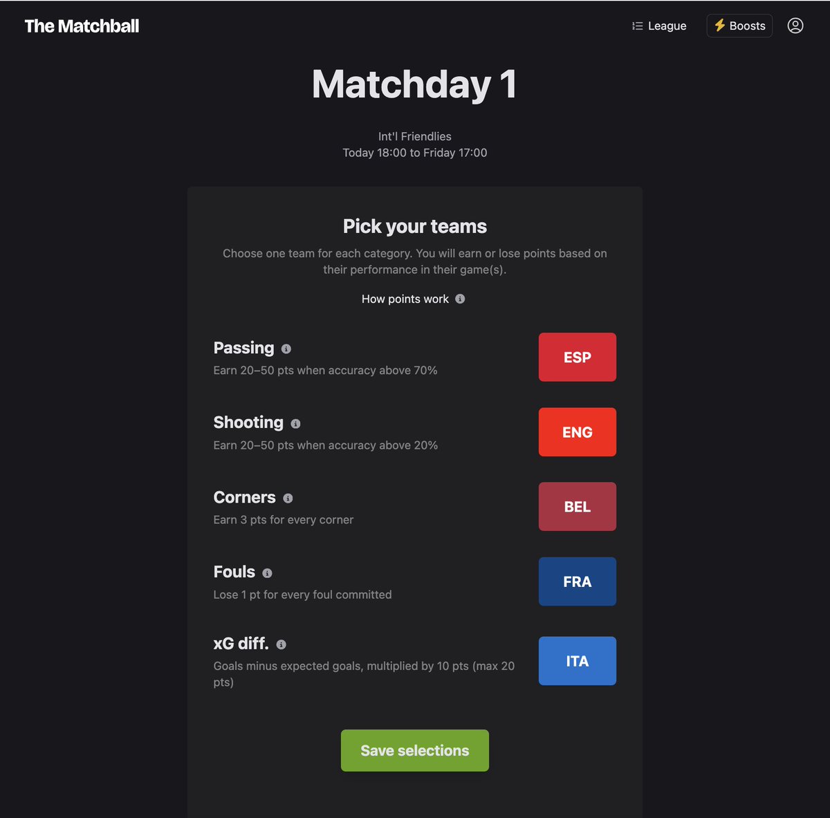 The Matchball tweet media