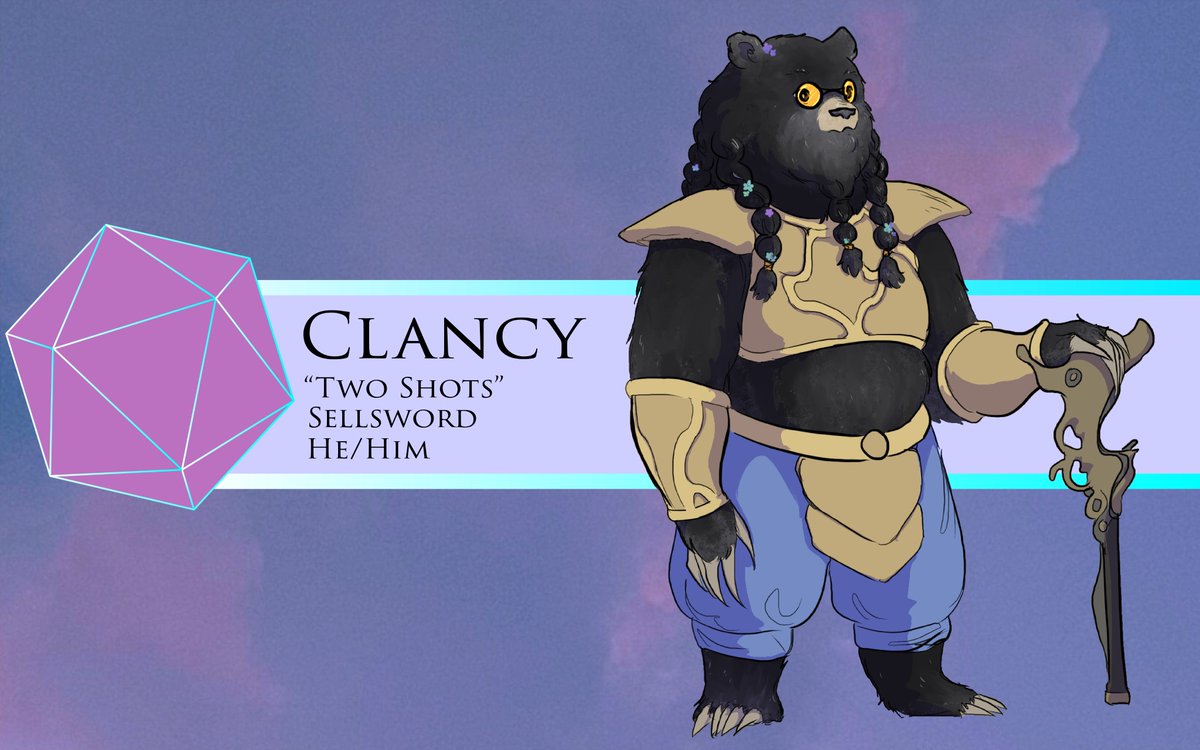 First up, bear-man extradorinare, Clancy "Two Shots" played by <a href="/El_Silvero/">(((Eric Silver)))</a> !