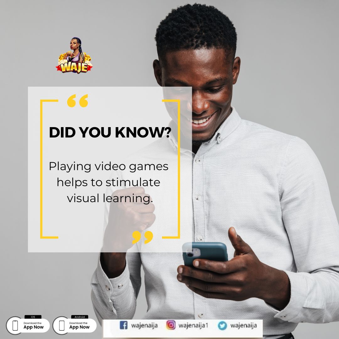 What are you still waiting for?😀

Download Waje Game now and stimulate your visual learning.

#wajegame #wajenaija #learning #download #game #learning