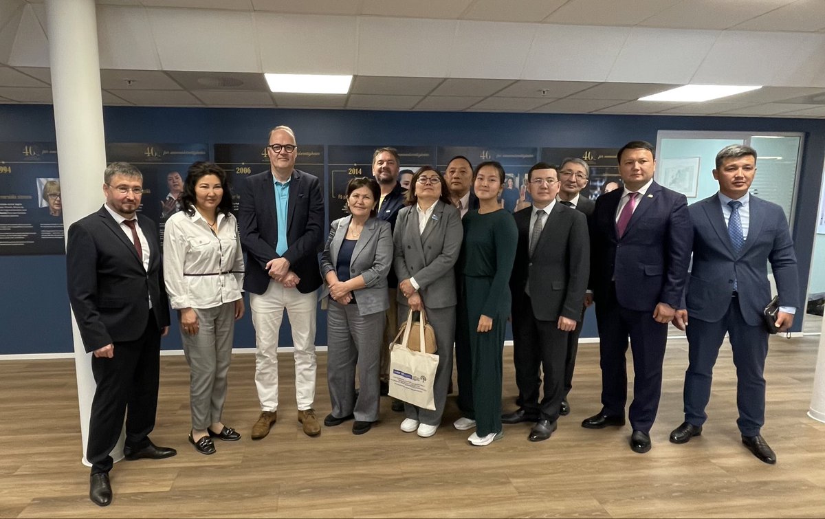 KvistadMikal's tweet image. Interesting &amp;amp; useful meeting with this mixed group from #Kazakstan today!