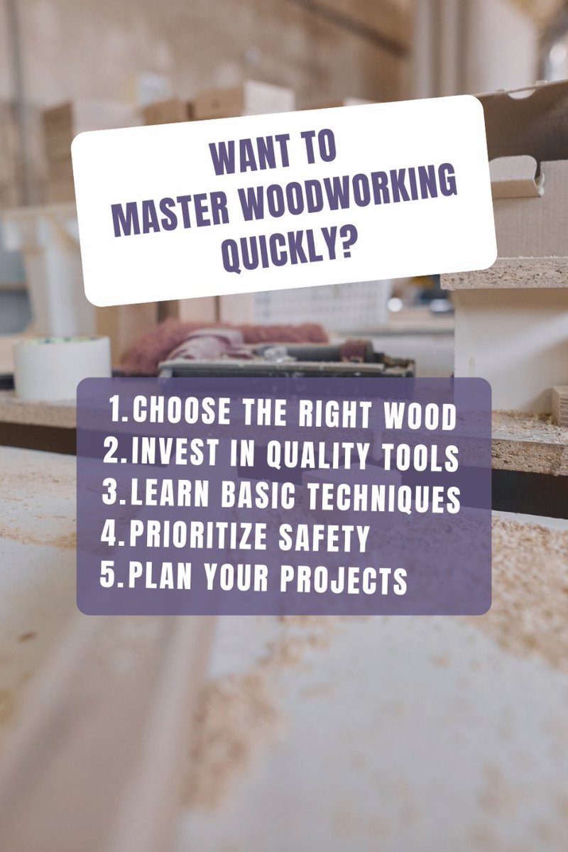 woodworkclub's tweet image. Want to master woodworking quickly? Learn the 5 essential tips for beginners to start crafting like a pro. 🛠️📐

#WoodworkingTips #BeginnerWoodworking #DIYWoodProjects