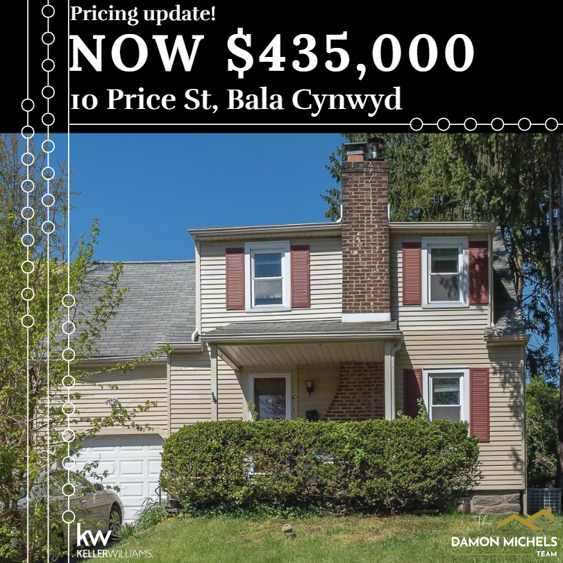 Price Improvement! 📉 Great news! The price for 10 Price St, Bala Cynwyd has been improved. Don't miss this amazing opportunity. Contact us for more information or to schedule a viewing!
#PriceImprovement #NewPrice  #BalaCynwyd #RealEstate #KWMainLine #TheDamonMichelsTeam