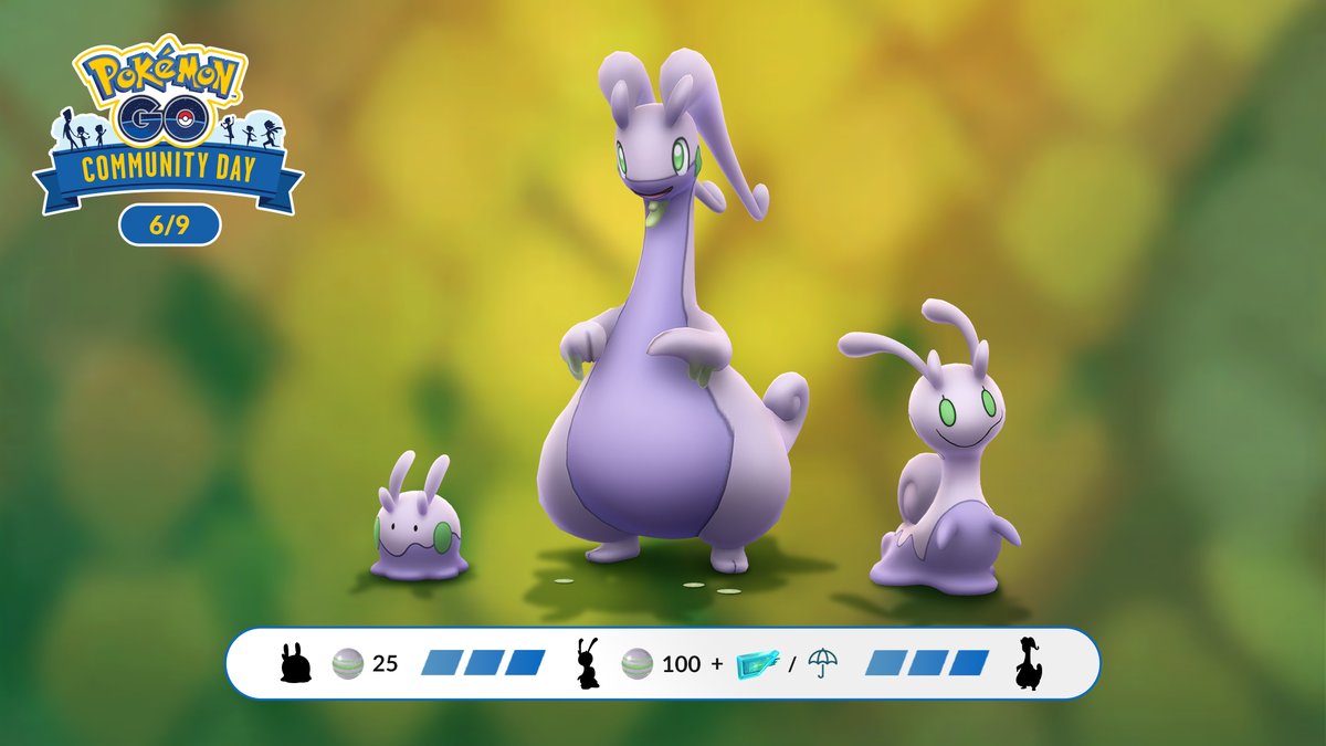 It’s either food or friends for Sliggoo. 💧

Don’t miss your chance to evolve your Sliggoo into Goodra on June 9 during #PokemonGOCommunityDay.