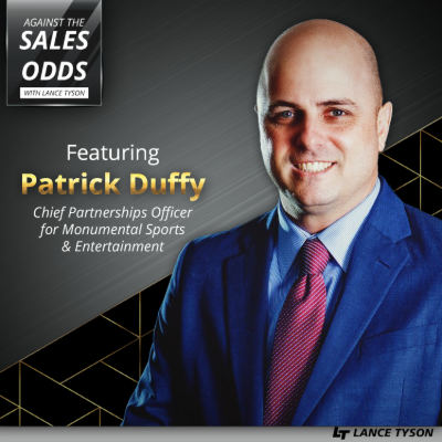 lancetyson's tweet photo. In my latest episode of Against The Sales Odds, I sit down with Patrick Duffy, Chief Partnerships Officer at @MSE.

https://t.co/rpgBWL8huD

#SalesLeadership #TysonGroup #Leadership #SalesStrategies #Teamwork #MonumentalSports #AgainstTheSalesOdds https://t.co/2N1z4mioIW