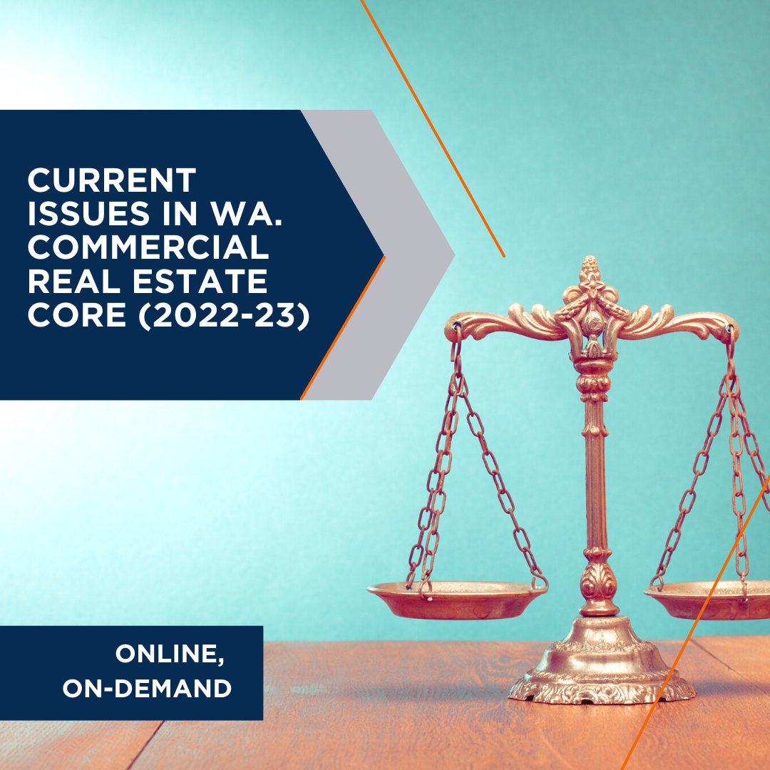 Looking to earn CE credit and enhance your CRE knowledge? Enroll in our "Current Issues in WA Commercial Real Estate" course and stay ahead of the curve. #exceedce #cbapnw #continuingeducation #commercialrealestate ow.ly/nFxu30svJvZ