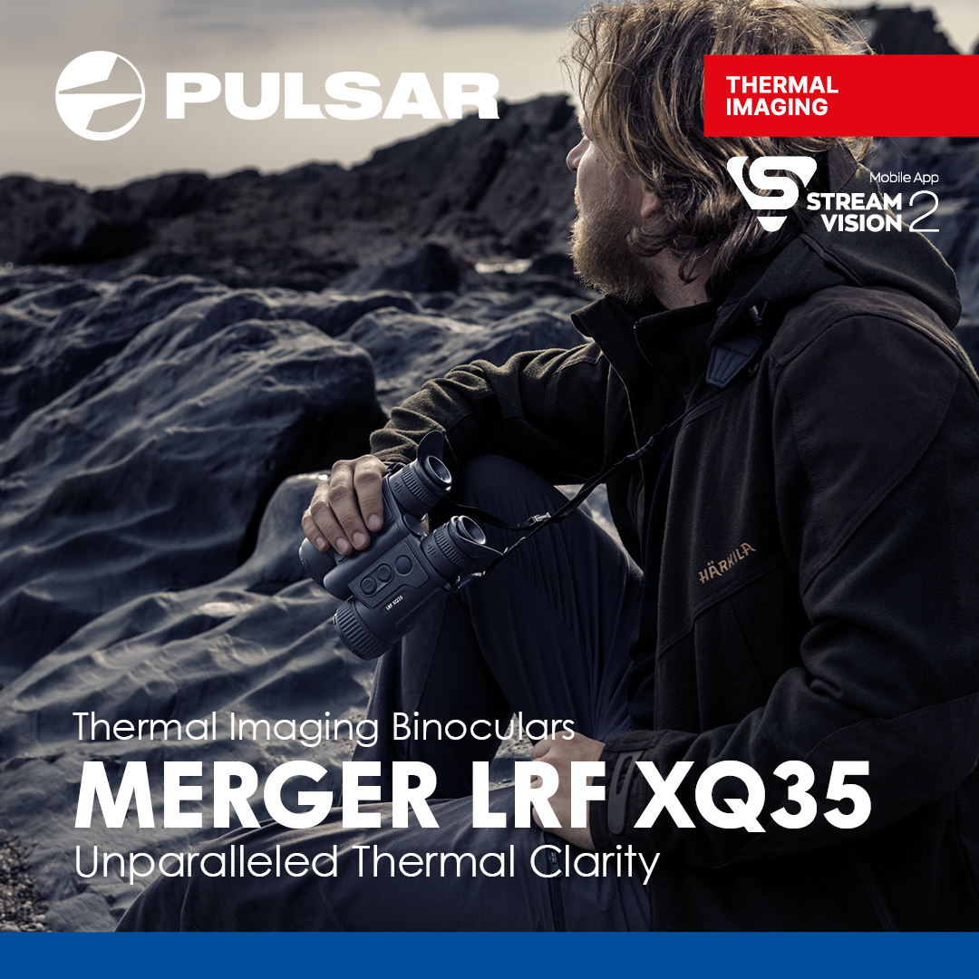 The Pulsar Merger LRF XQ35 offers incredible levels of thermal detail at a range of up to 1350m in a new, more compact and lightweight design. Find out more here: thomasjacks.co.uk/product/pulsar…