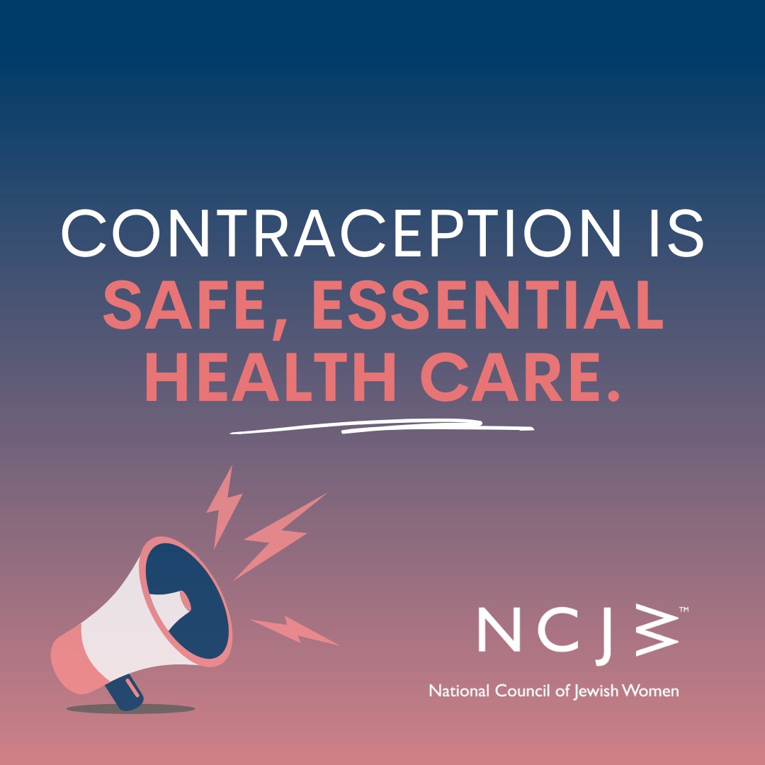 NCJW's tweet photo. #SCOTUS recognized the right to contraception over half a century ago in Griswold v. Connecticut. Now courts &amp; state legislatures across the country are trying to turn back the clock.

We need the Right to Contraception Act to protect access to this safe, essential health care. https://t.co/0rgjV3eDK9