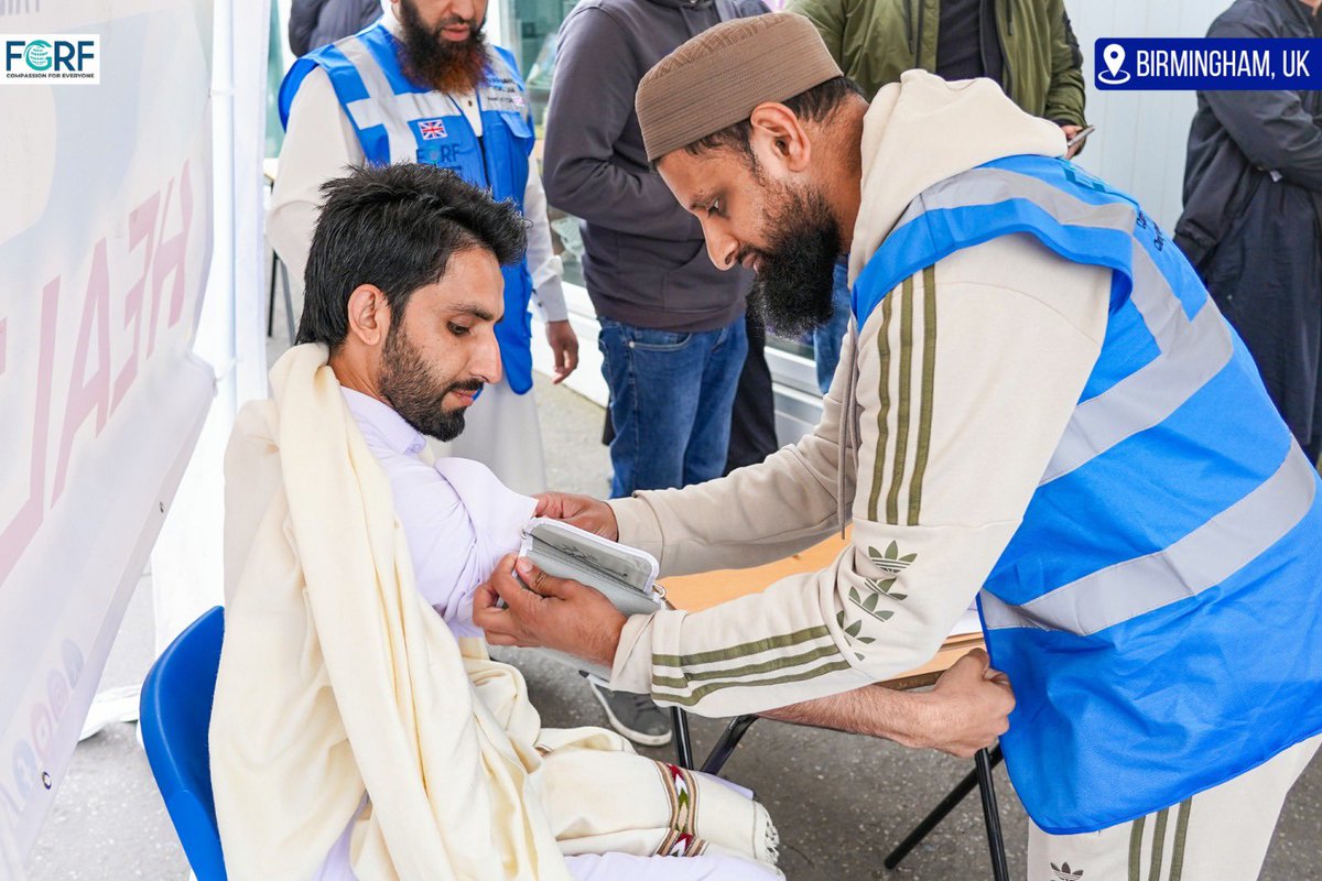 Some more images of #FGRF's Free #Health Checks Camp last week in #Birmingham.
