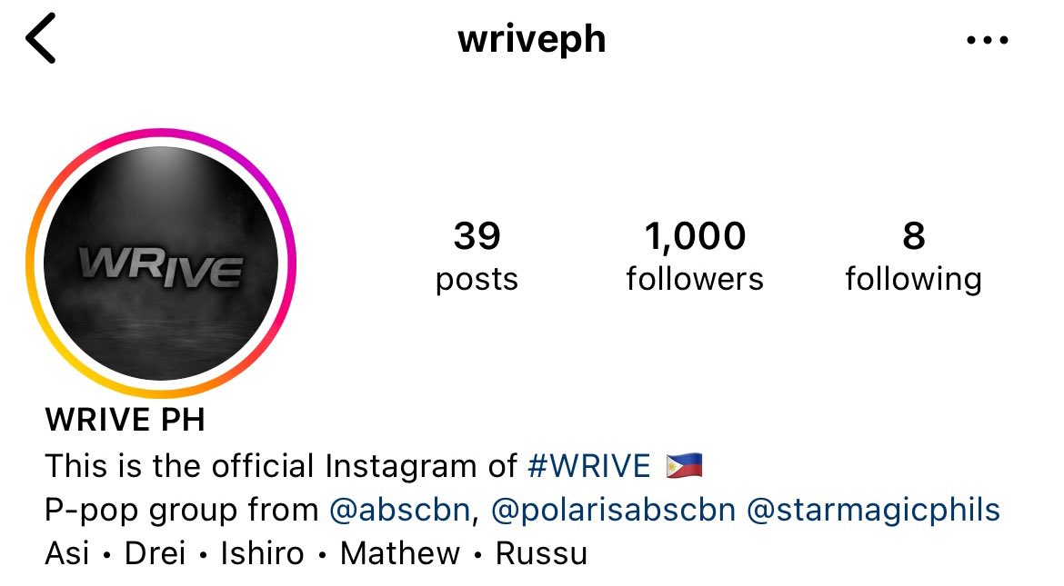 happy 1k followers on instagram, <a href="/wriveph/">WRIVE PH</a> !!

#WRIVE_Asi #WRIVE_Russu #WRIVE_Mathew #WRIVE_Drei #WRIVE_Ishiro #WRIVE