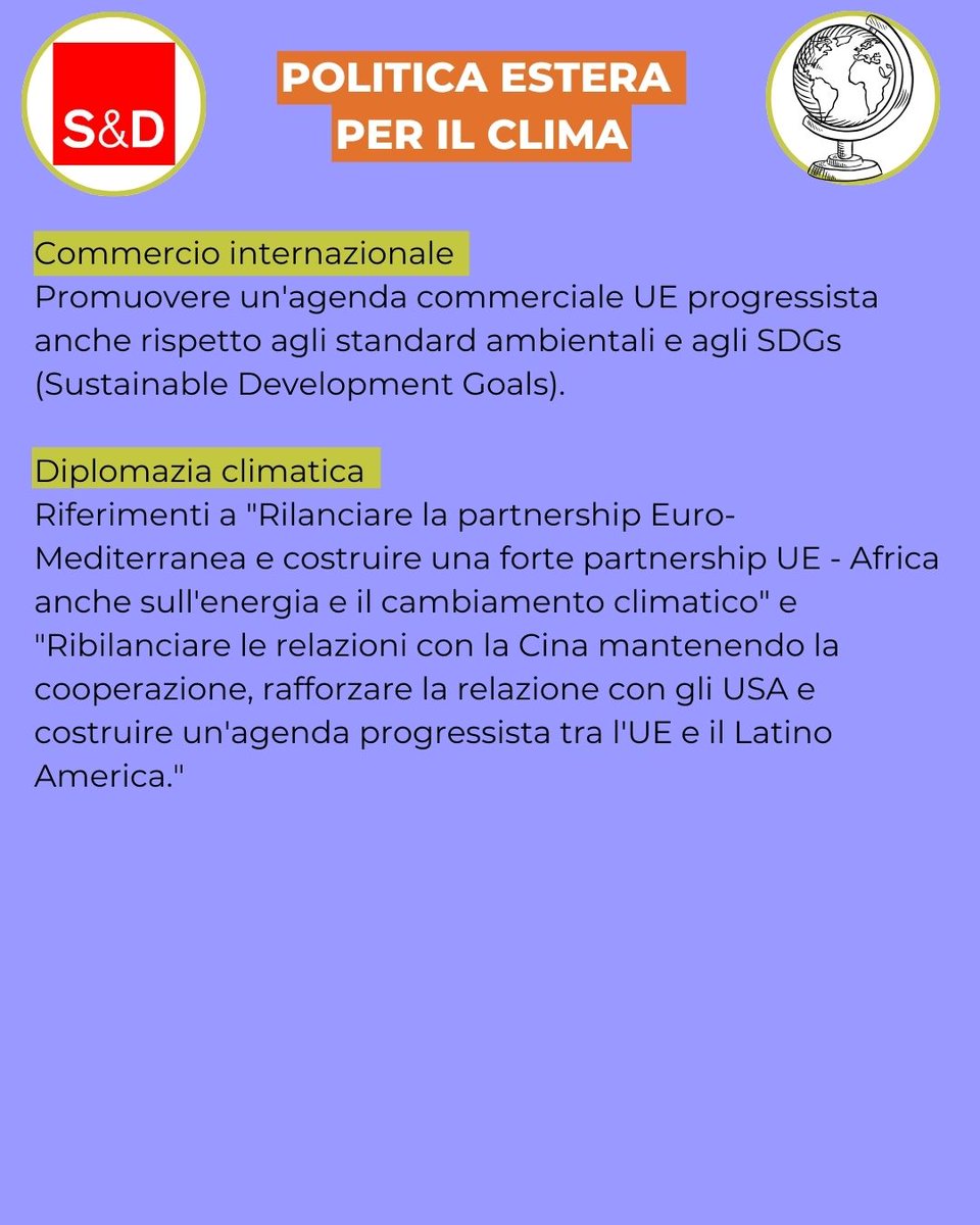 eccoclimate's tweet image. La #politicaestera per il #clima per il #SandD👇