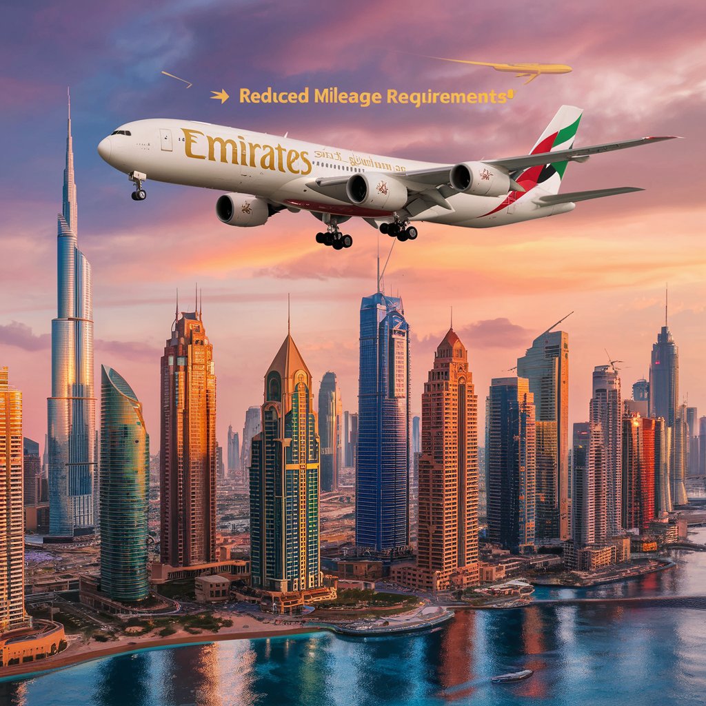 🚨 Emirates reduces the mileage requirement for award tickets! 

Now with reduced taxes and surcharges also 🔥

USA at the lowest mileage! | Bookmark now for later 🔖