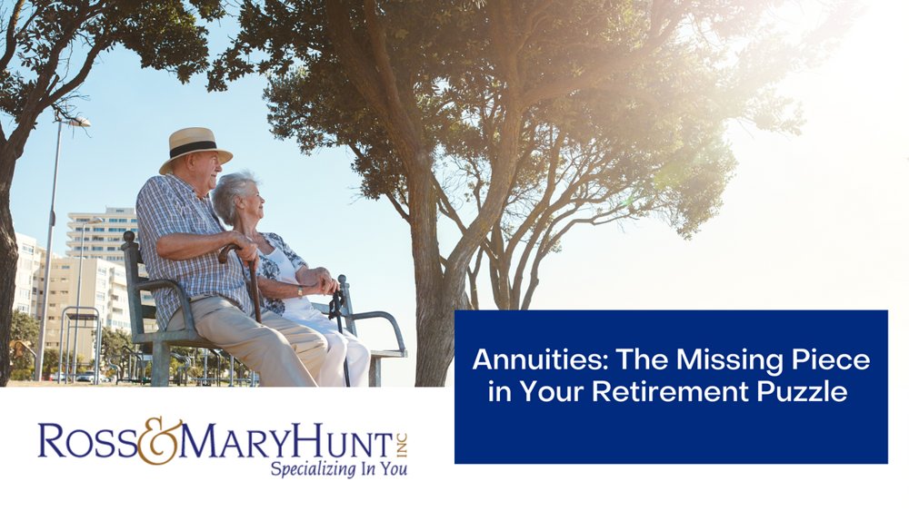 National Annuity Awareness Month

Unlike pensions, annuities are endlessly customizable. Read our latest blog for how an annuity can provide your retirement plans.

rossandmaryhunt.com/blog/annuities…