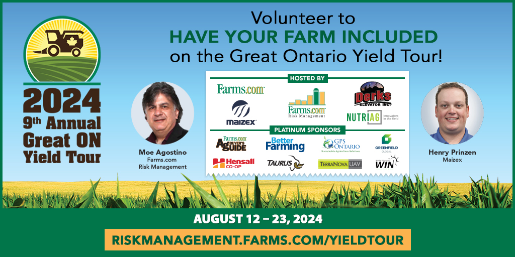 Join #ONYield24, the premier ag event of the year! Join us for expert talks, cutting-edge tech, and networking opportunities. Huge thanks to our #Platinum sponsors <a href="/TaurusAgTeam/">Taurus Ag</a> <a href="/BetterFarmingON/">Better Farming | It's Farming. And It's Better.</a> <a href="/gpsontario/">Jordan Wallace</a> <a href="/DecisionFarm/">Weather INnovations</a> @TerranovaUav <a href="/HDCAgronomy/">Hensall Co-op Agronomy</a> <a href="/MoorselJoanne/">joanne van moorsel</a> #GreenfieldGlobal