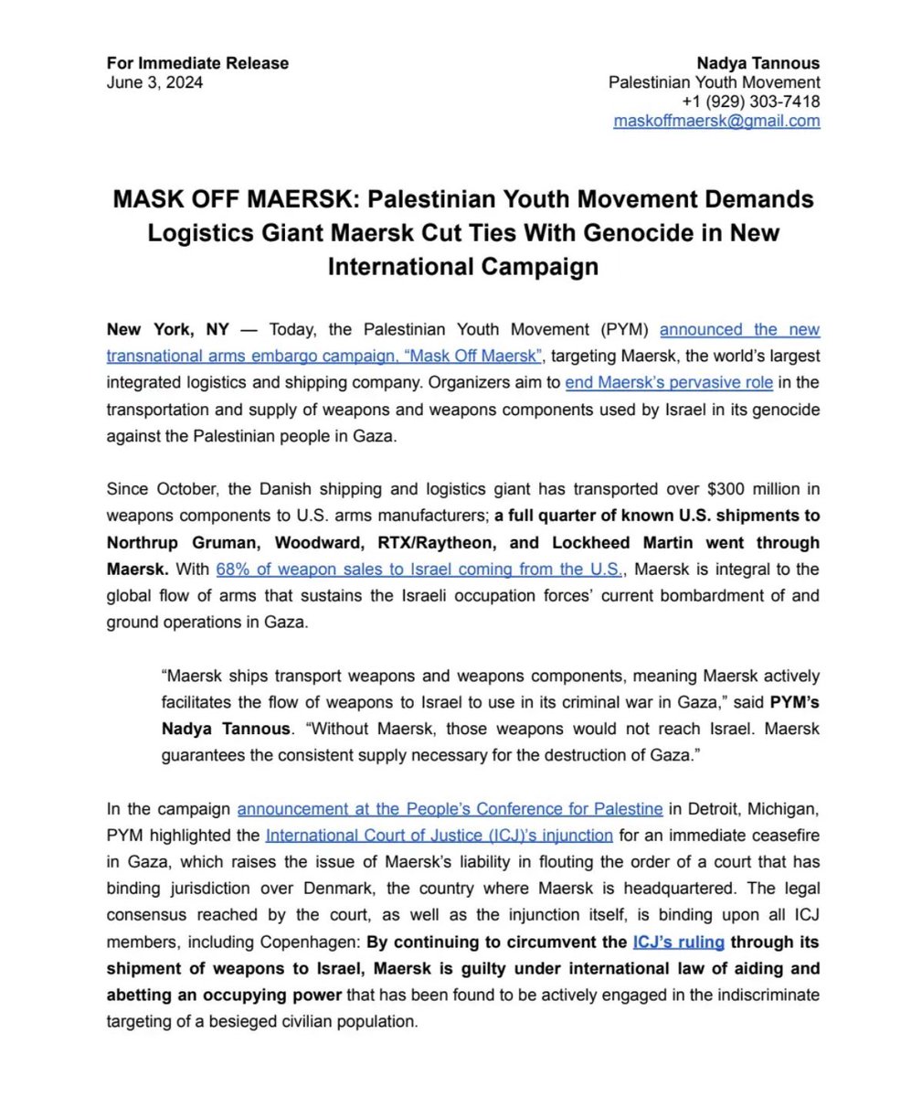 Palestinian Youth Movement tweet media