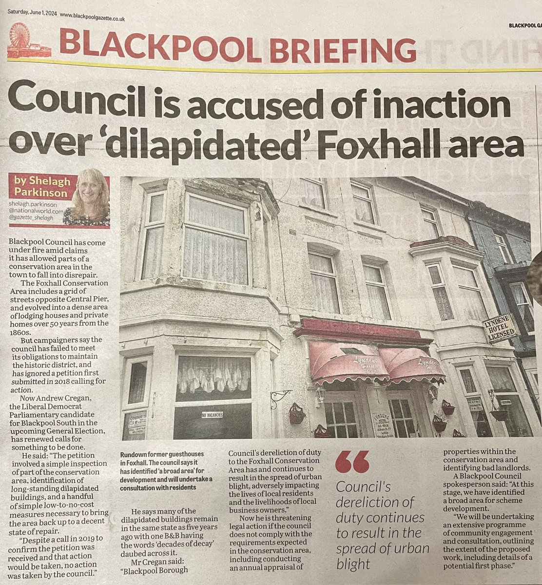 A Foxhall Mural is just one of the solutions called for in a local petition covered by <a href="/TheGazette/">The Gazette</a> that could put street art 🎨 at the heart of the regeneration of holiday areas long ignored by <a href="/BpoolCouncil/">Blackpool Council</a> 2/2 blackpoolgazette.co.uk/news/politics/…